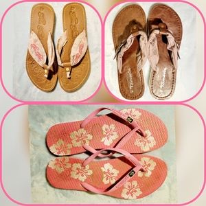 Women's Flip Flop Bundle, 9 !
